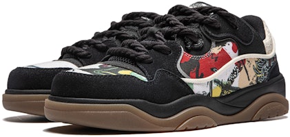 LiNing李寧 征程 2.0 游龍 嘭嘭鞋 CNY龍年新款 厚底增高 休閒萬用 低筒 板鞋 男女款式 黑色 Lookbook LiNing李寧 征程 2.0 游龍 嘭嘭鞋 CNY龍年新款 厚底增高 休閒萬用 低筒 板鞋 男女款式 黑色