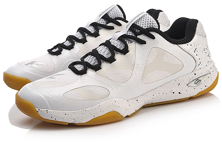 Lookbook Li-Ning Kason Chaussures Badminton ''Blanc Standard Argent Gris'' FYZN003-4