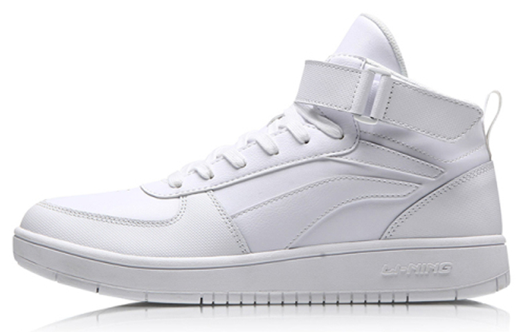 Li-Ning Knight Mid Tops 'Triple White' AGCM163-1