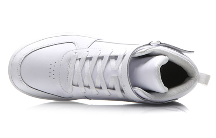 Lookbook Li-Ning Knight Mid Tops 'Triple White' AGCM163-1