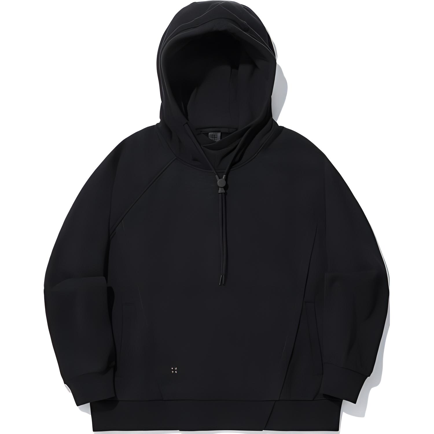 Li-Ning Kung Fu Series Black Hoodie - Comfortable & Casual AWDUB13-1
