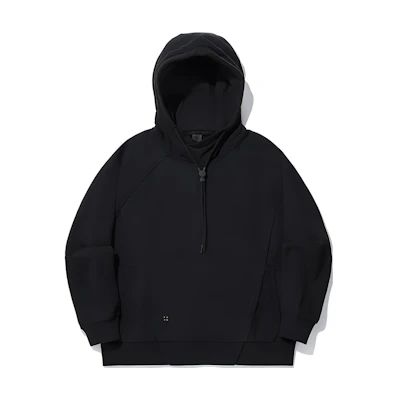 Li-Ning Kung Fu Series Black Hoodie - Comfortable & Casual AWDUB13-1