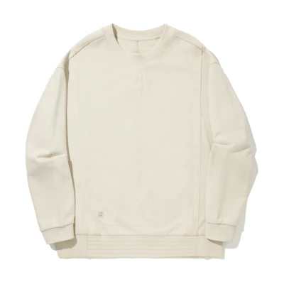 Li-Ning Kung Fu Series Loose Pullover Sweatshirt Oatmeal Grey AWDUB15-1