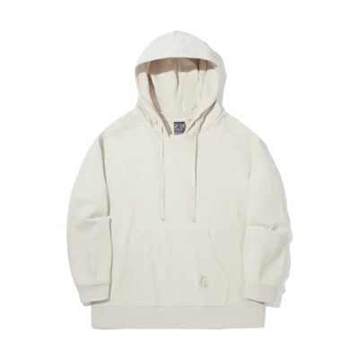 Li-Ning Kung Fu Series Oatmeal Gray Loose Fit Hoodie Long Sleeve Sweatshirt AWDUB19-3