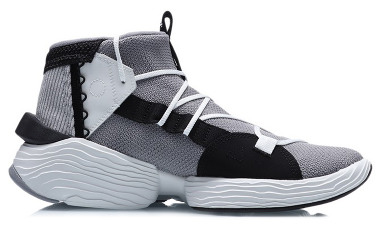 Order Kasut Sukan Musim Sejuk Li-Ning Kung Fu 'Kelabu Hitam' AGBQ073-2