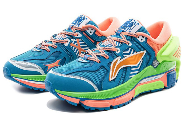Lookbook Li-Ning Kwafu «Semaine de la mode de Paris - Bleu Agile» ARZQ003-7