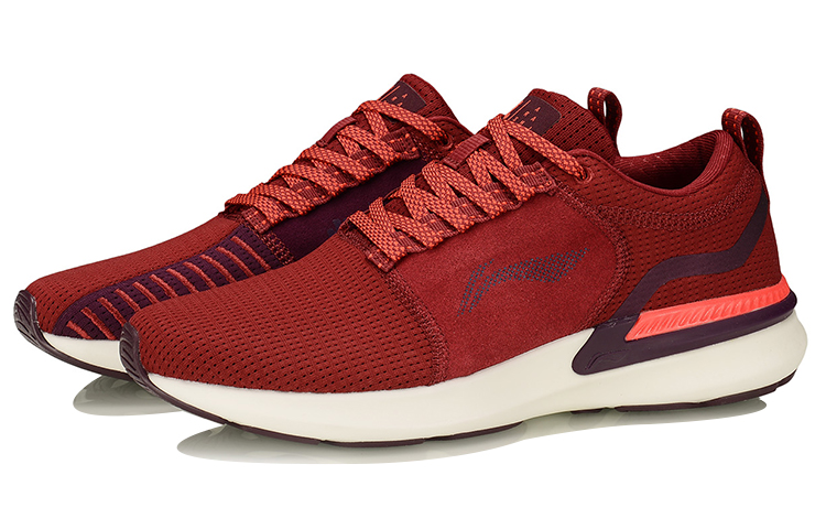 Lookbook Li-Ning Lan Scarpe da Corsa Basse ''Rosso Viola'' ARHP131-5