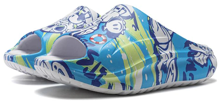 英雄联盟/LEAGUE OF LEGENDS x LiNing李寧 一字拖鞋 男女同款 藍綠 Lookbook 英雄联盟/LEAGUE OF LEGENDS x LiNing李寧 一字拖鞋 男女同款 藍綠