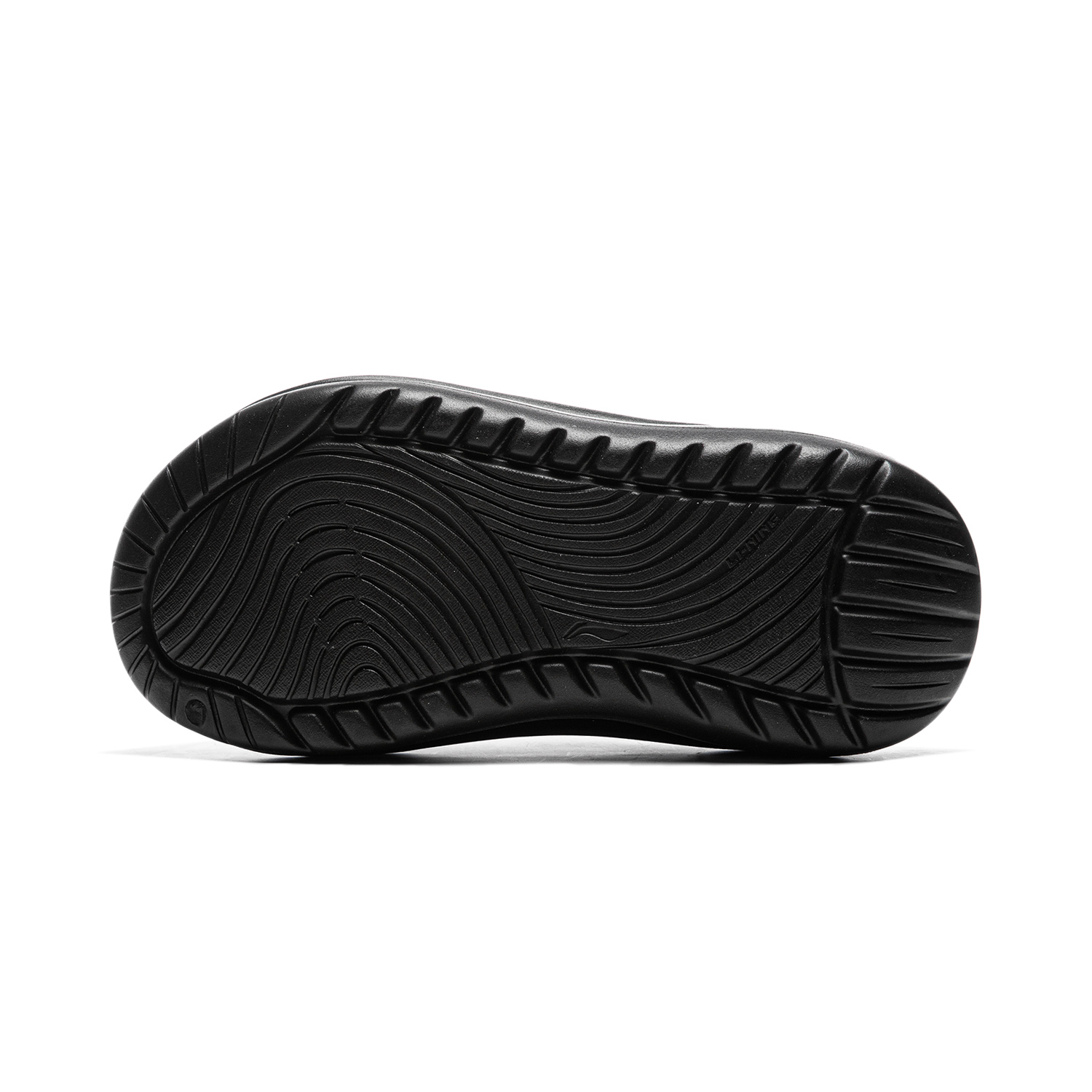 Sizing 英雄聯盟/LEAGUE OF LEGENDS x LiNing李寧 聯名款 游泳池派對系列 厚底百搭戶外時尚 防摩耐用增高 防滑一字拖鞋 男女同款 黑色