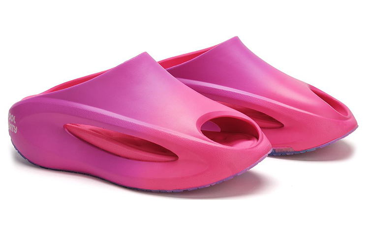 Lookbook Li-Ning League of Legends x YUN YOU Slay Slides 'Pool Party Crystal Sole Pink Glow' AZST001-31