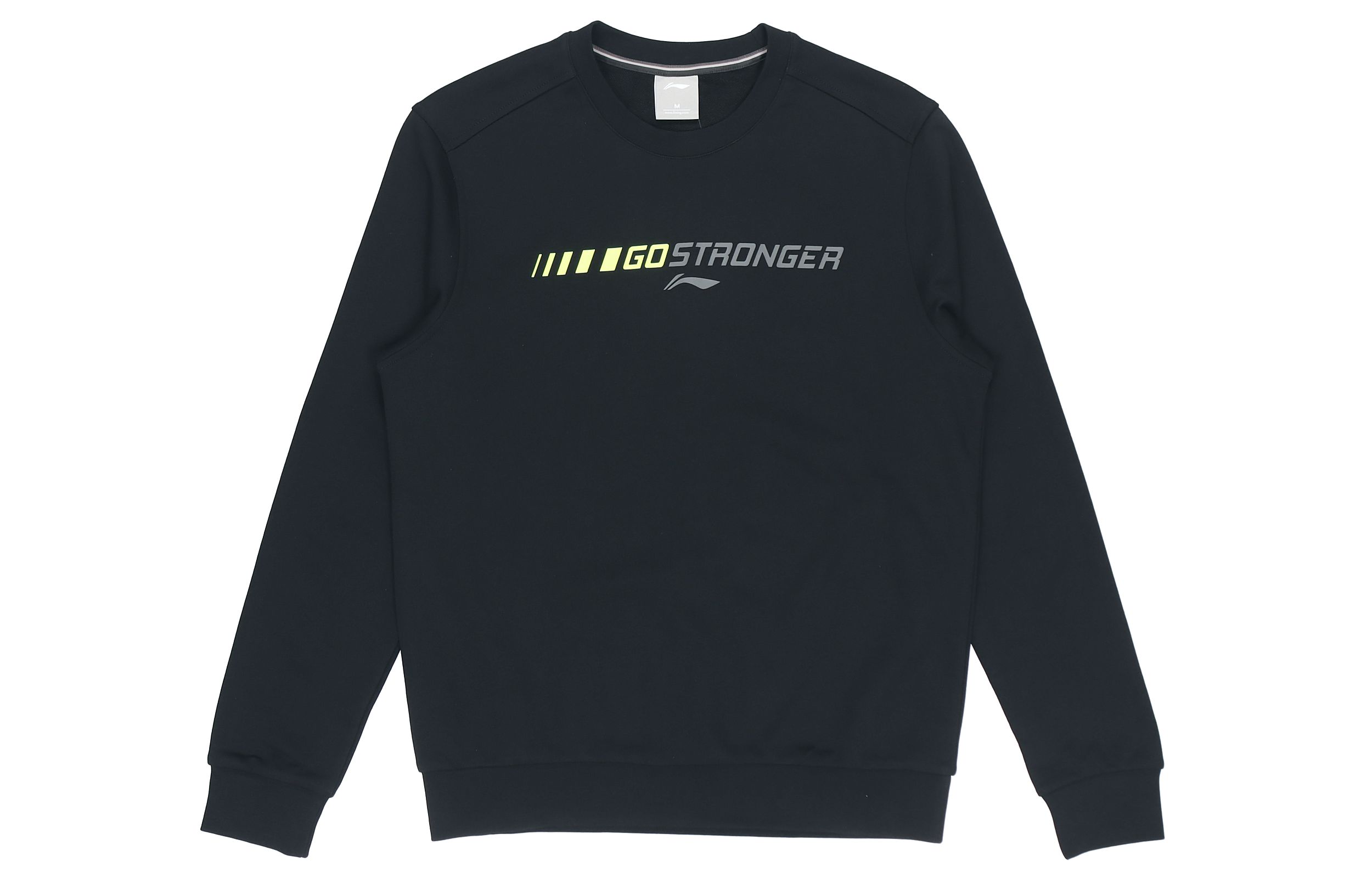 Li-Ning Letter Print Crewneck Sweatshirt Unisex Black AWDRB37-1