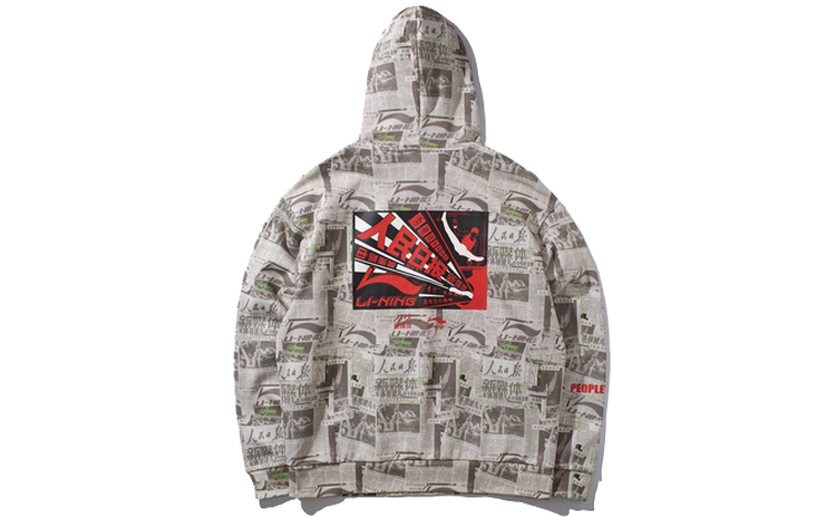 Li-Ning Letter Print Oversized Hoodie Unisex AWDP965-1 圖 3