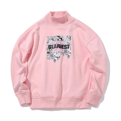 Li-Ning Li Ning NYFW Oversized Pullover Sweatshirt Unisex - Ice Pink AWDP817-2