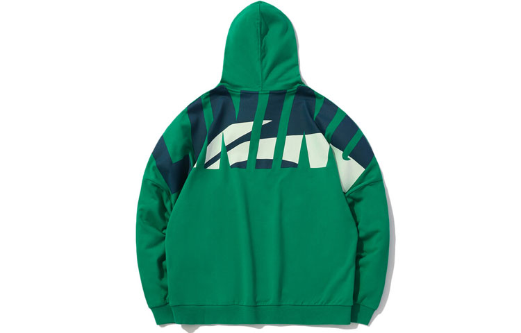 Li-Ning Li Ning Sports Fashion Oversized Knit Hoodie Green (Unisex) AWDQ362-4