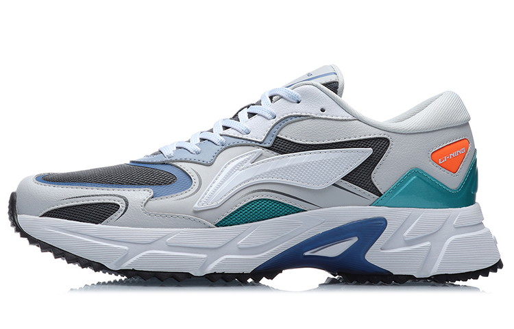 Li-Ning Lifestyle Lightweight Breathable Low Top 'Grey' ARLR003-2