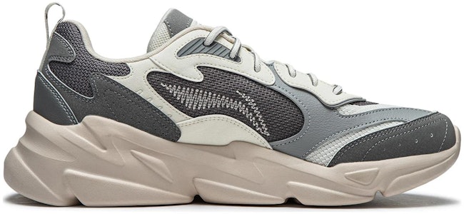 LiNing李寧 減震耐磨 低幫 生活休閒鞋 男款 灰色 Order LiNing李寧 減震耐磨 低幫 生活休閒鞋 男款 灰色