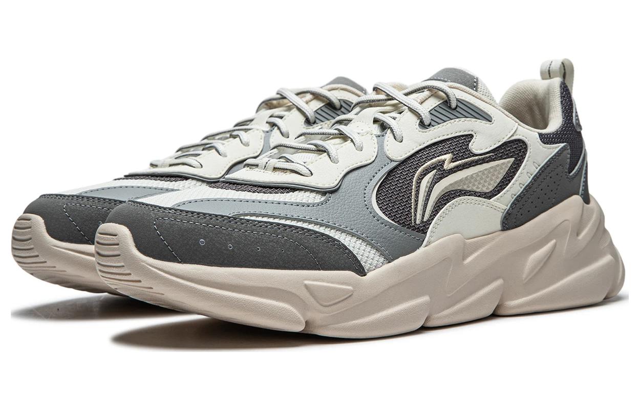 Lookbook 李宁 生活休闲鞋 低帮款 '灰色' AGCT427-2