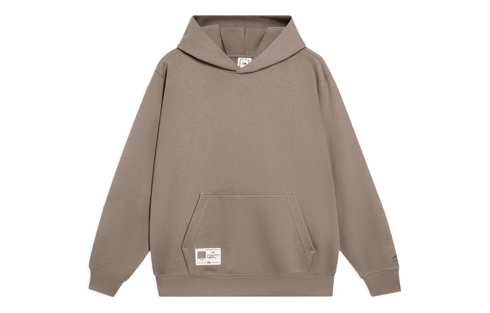 Li-Ning Lifestyle Series Solid Logo Hoodie Deer Brown () AWDT069-7