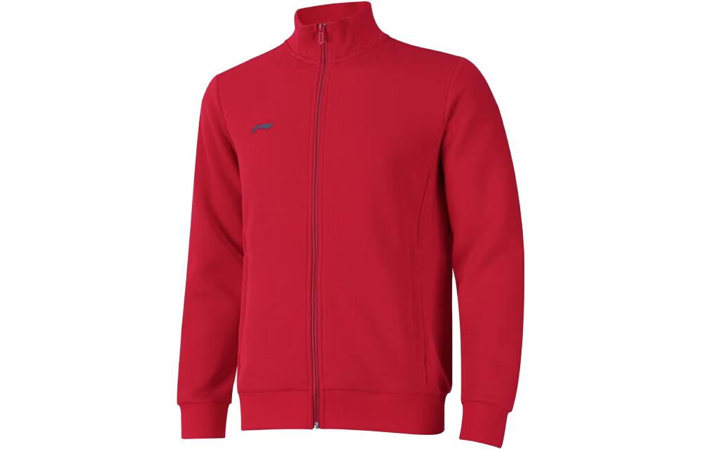 Li-Ning Lifestyle Solid Logo Zip-Up Jacket Bull Red Unisex AWDSF15-4