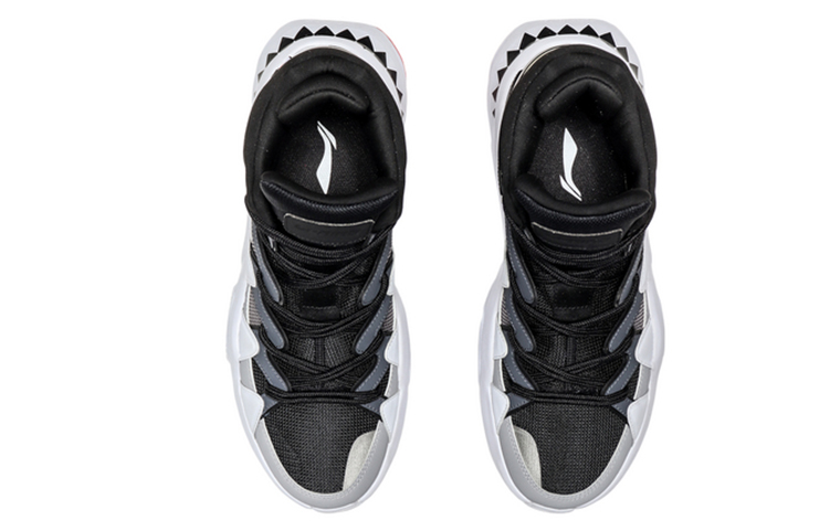 Shop Li-Ning Light Basketball Hi ''Noir Blanc'' AGBQ061-3
