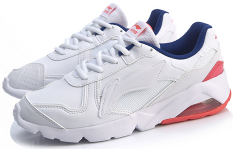 Lookbook Li-Ning Licht Klassiek Leisure Low ''Wit Rood'' AGCP093-5