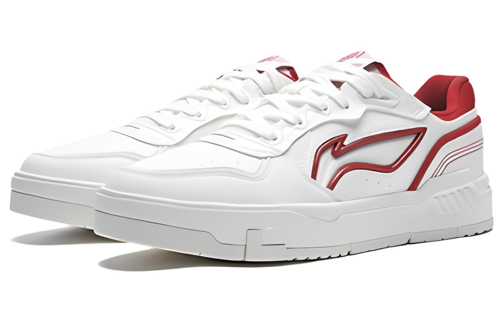 Lookbook Li-Ning Light Cool Casual Shoes 'White Red' AGCT009-1