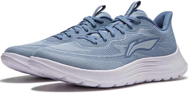 李宁 轻羽系列 舒适简约 防滑耐磨 跑步鞋 男款 藍色 Lookbook 李宁 轻羽系列 舒适简约 防滑耐磨 跑步鞋 男款 藍色