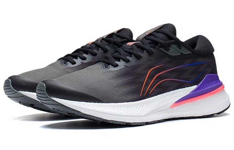 Lookbook Li-Ning Light Shadow ''Zwart Paars'' ARHS037-3