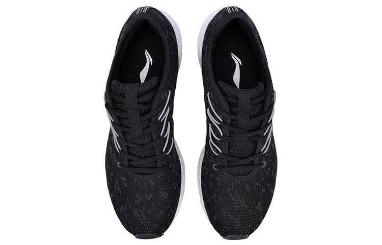 Shop Li-Ning Light Weight Sport Shoes 'Black Grey' ARBN021-7