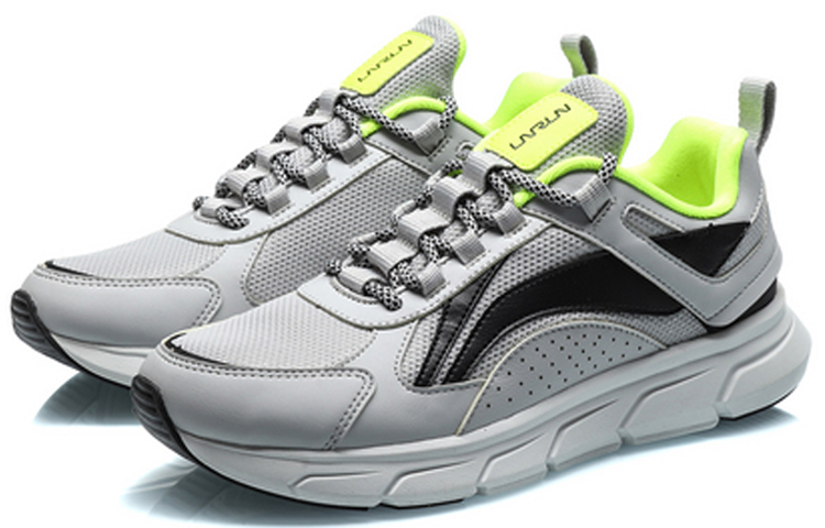 Lookbook Li-Ning Light Weight Sport Shoes 'Grey Black' ARBQ037-4