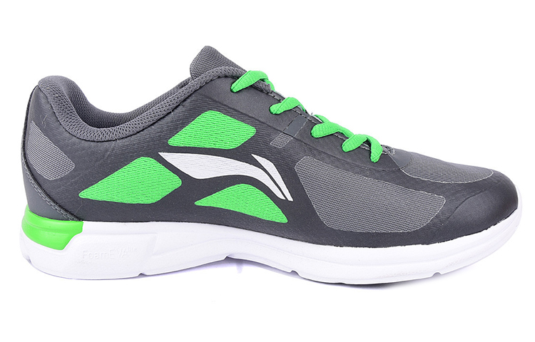 Order Li-Ning Lightweight Breathable Comfort Low-Top Running Shoes 'Grey Green' ARBJ011-4