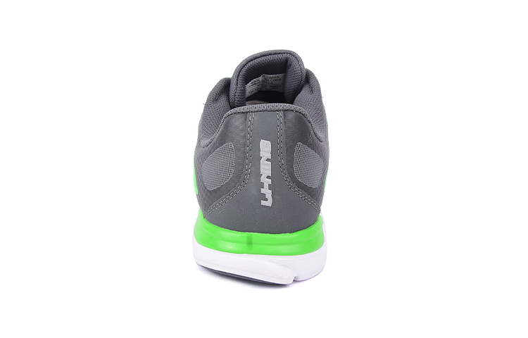 Shop Li-Ning Lightweight Breathable Comfort Low-Top Running Shoes 'Grey Green' ARBJ011-4