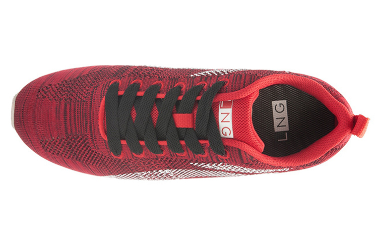 Lookbook Li-Ning Ringan Bernafas Rendah-Atas Lari 'Merah Putih' ALCK137-4