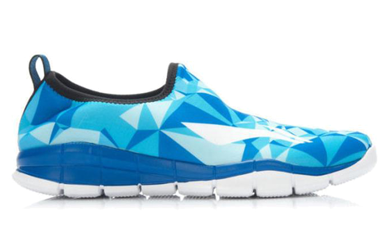 Order LiNing李寧 輕便透氣 低筒休閒跑步鞋 白藍