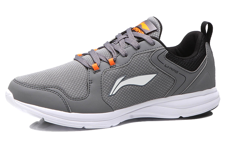 Order Kasut Lari Li-Ning Ringan Bernafas 'Biru Besi Kelabu' ARBM173-2