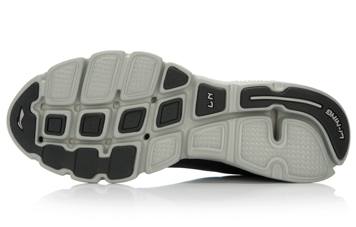 Purchase Li-Ning Lightweight Breathable Running Shoes 'Black Grey' ARBL073-1