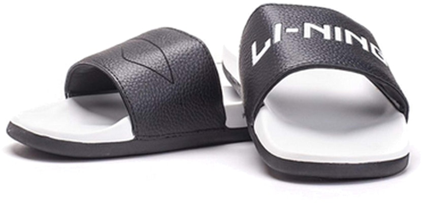 Li-Ning Lightweight Breathable Slides 'Black White' AGAN003-1 Lookbook Li-Ning Lightweight Breathable Slides 'Black White' AGAN003-1