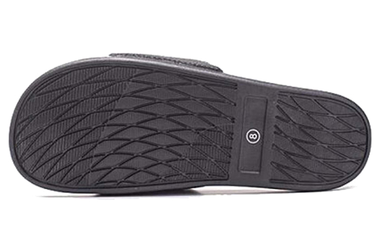 Shop 李寧軽量通気スライド「黒白」 AGAN003-1