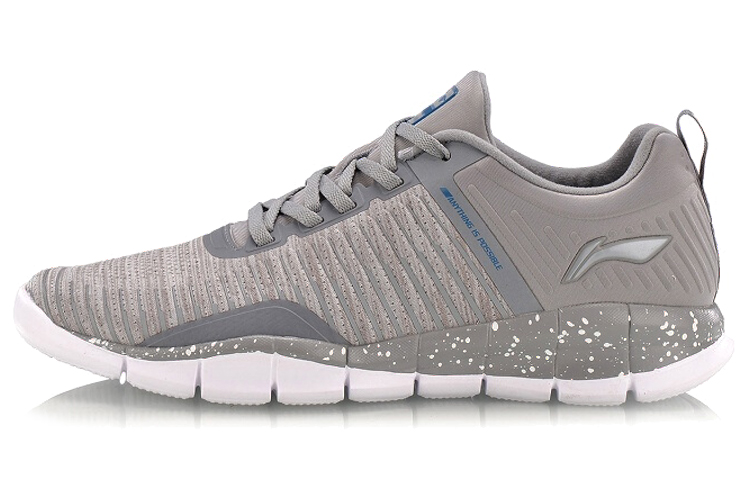 Li-Ning Lightweight Breathable Support Running Shoe 'Grey' AFHN007-2