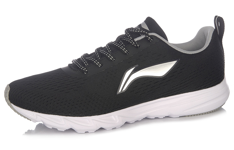 Order Li-Ning Lichtgewicht Brei Hardloopschoenen ''Zwart Wit'' ARBM041-3