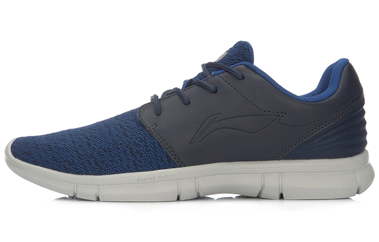 Li-Ning Lightweight Knit Running Shoes 'Blue' ACGM059-2