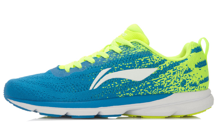 Li-Ning Lightweight Knit Running Shoes 'Blue Green' ARBL079-3