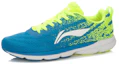 Order Li-Ning Lichtgewicht Gebreide Hardloopschoenen ''Blauw Groen'' ARBL079-3