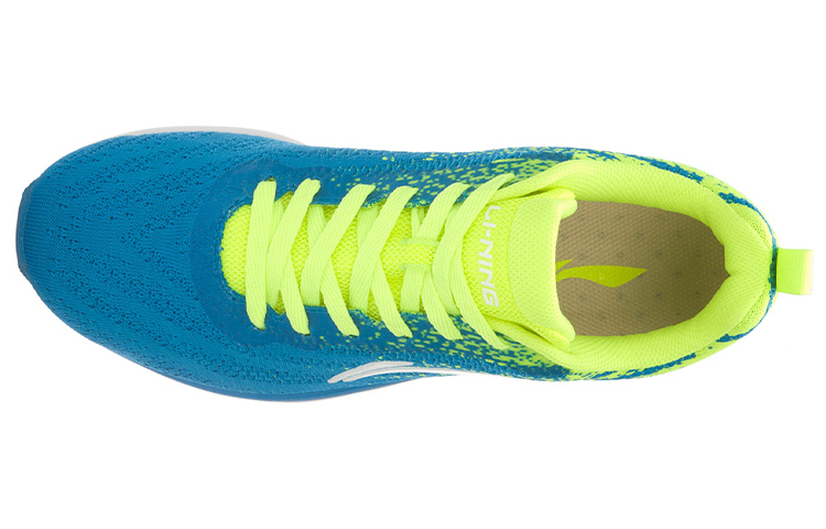 Lookbook Li-Ning Lichtgewicht Gebreide Hardloopschoenen ''Blauw Groen'' ARBL079-3