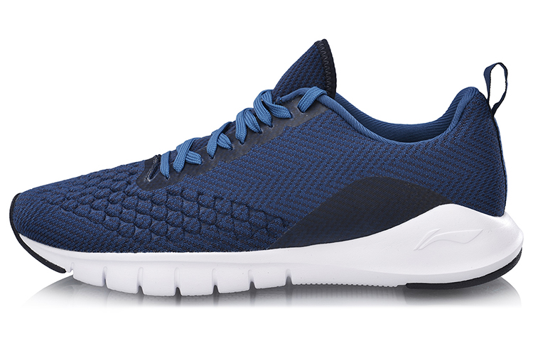 Li-Ning Lightweight Knit Running Shoes 'Dark Blue' ARKN015-4