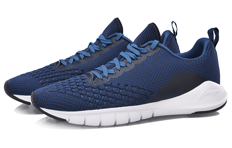 Lookbook Li-Ning Lichtgewicht Brei Hardloopschoenen ''Donkerblauw'' ARKN015-4