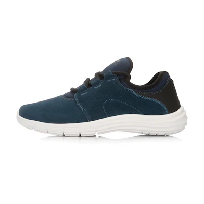 Li-Ning Lightweight Leather Running Shoe 'Blue Black White'