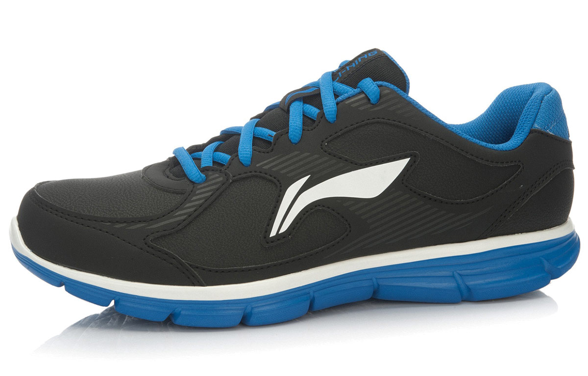 Order Sepatu Lari Low-Top Ringan Li-Ning 'Hitam Biru' ARBK065-2
