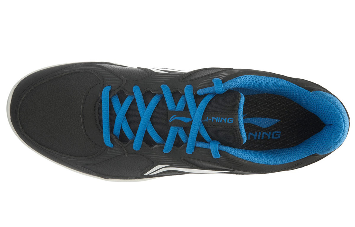 Lookbook Sepatu Lari Low-Top Ringan Li-Ning 'Hitam Biru' ARBK065-2