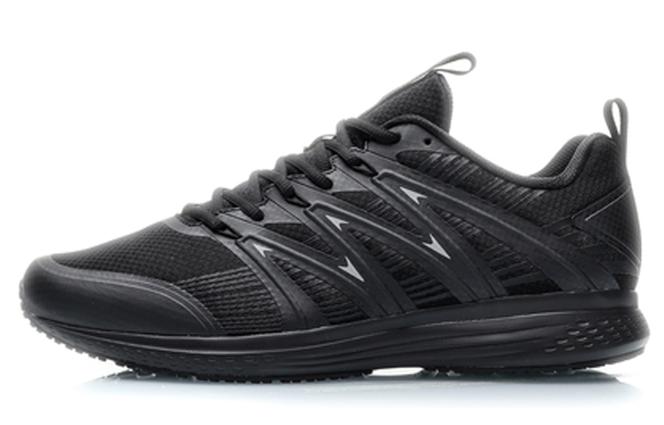 Li-Ning Lightweight Low-Top Running Shoe 'Pure Black' ARBP047-1